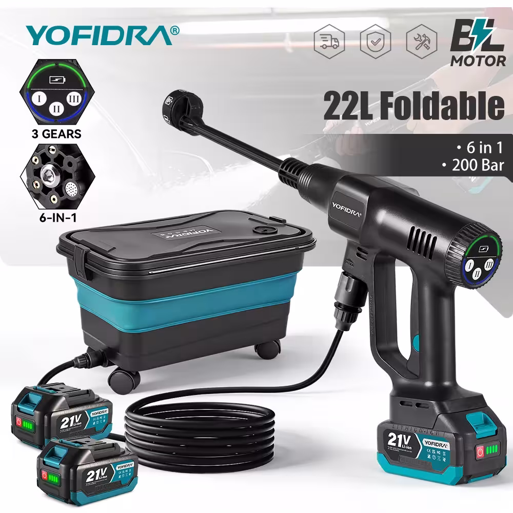 Pistolet à eau à volume élevé 200Bar Makita 21V batterie