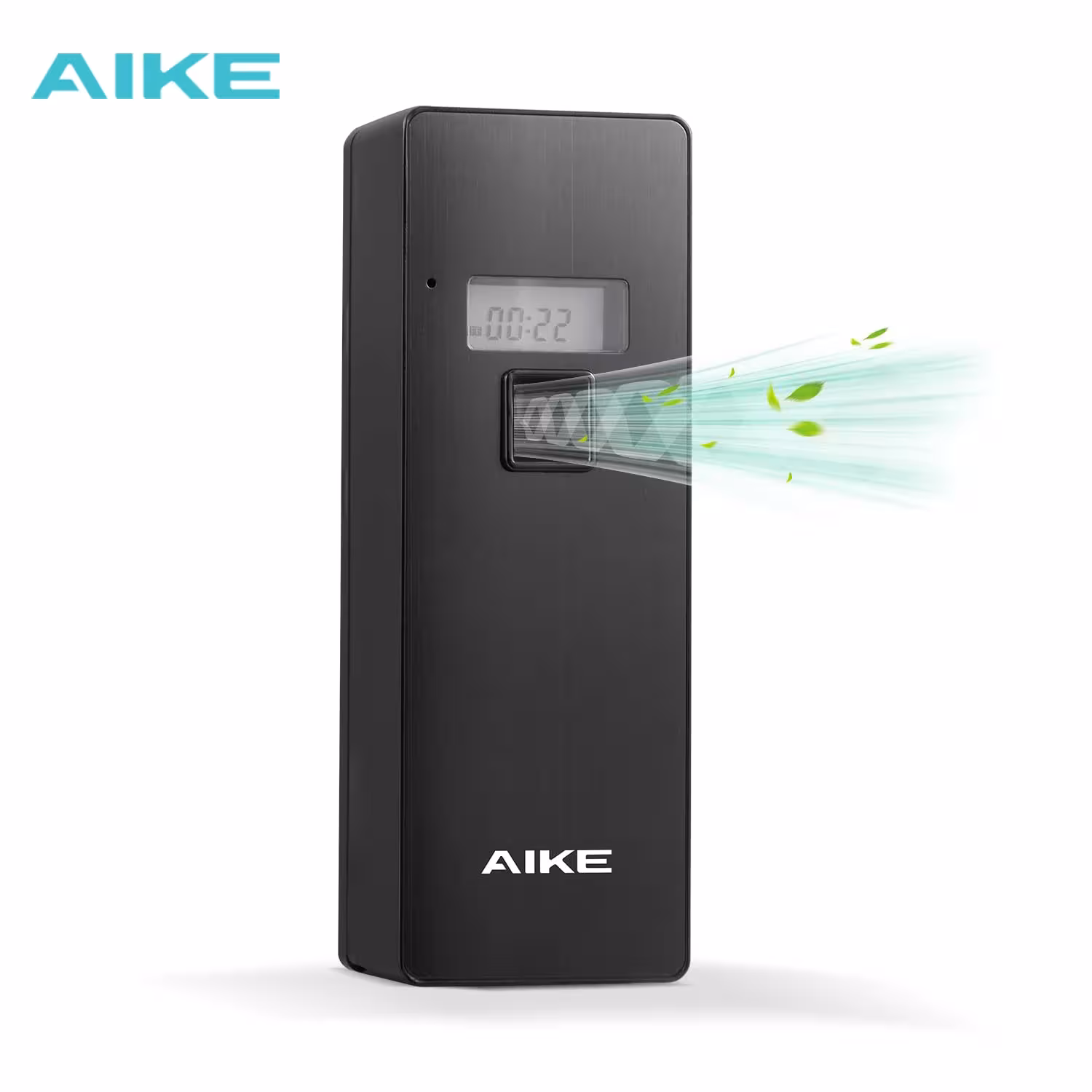 Deodorante automatico AIKE con schermo LCD per montaggio a parete o da tavolo
