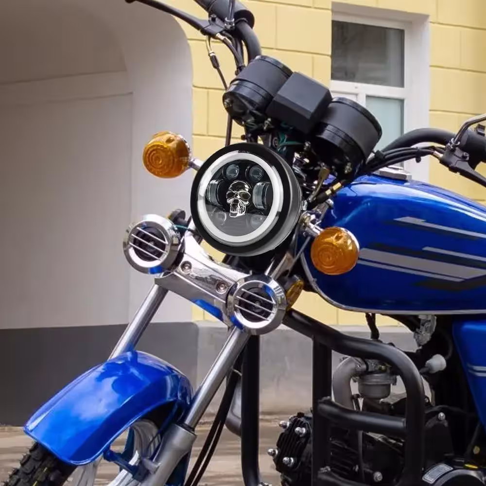Lampada frontale moto LED