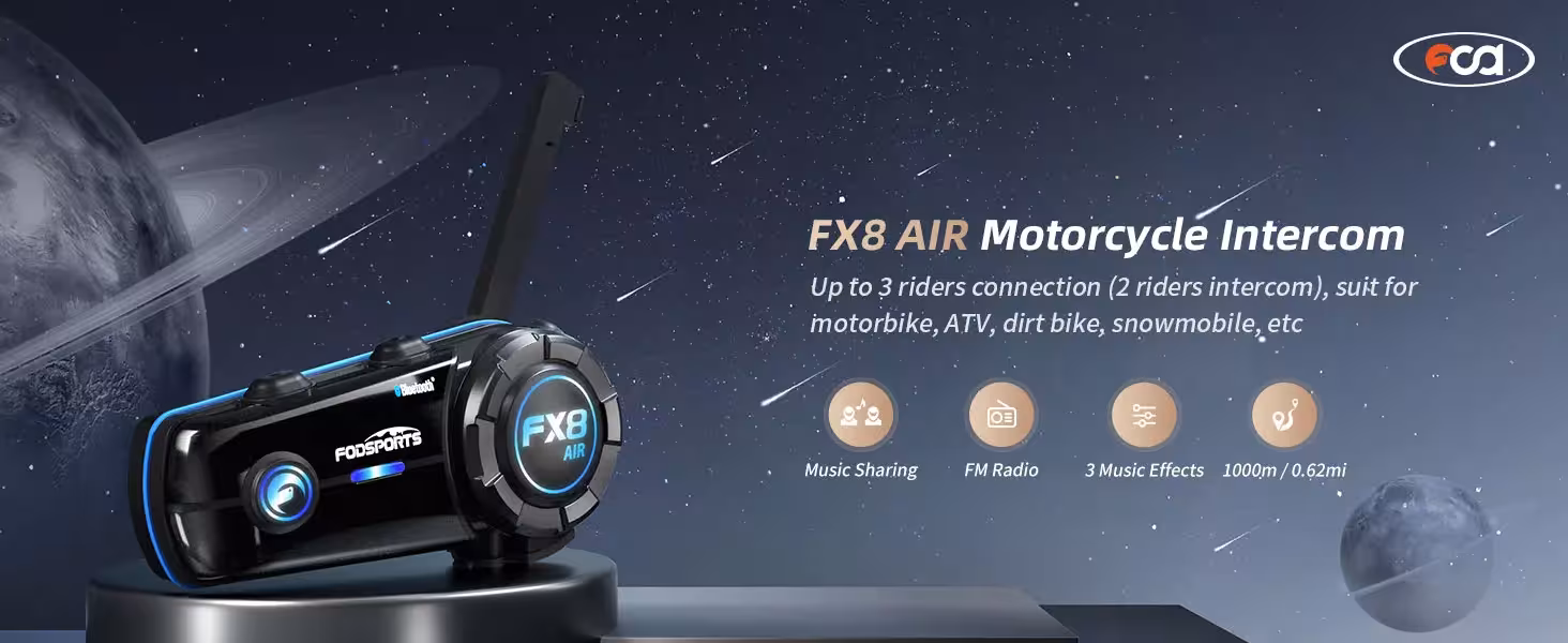 motorcycle intercom Bluetooth