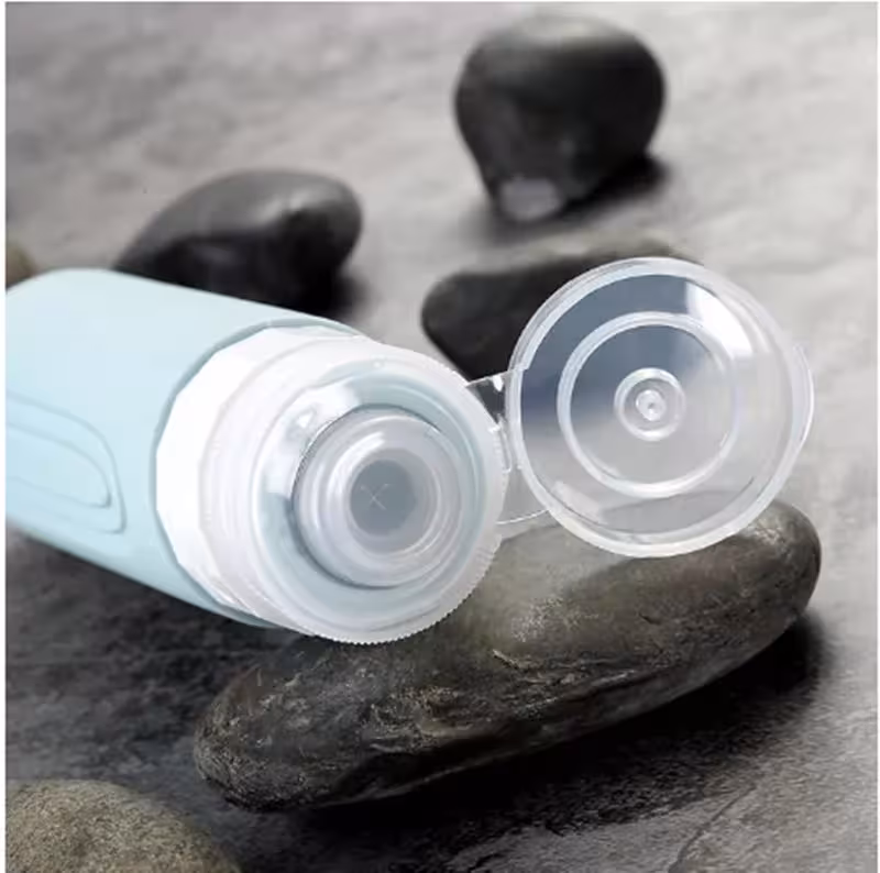 bouteille de voyage en silicone