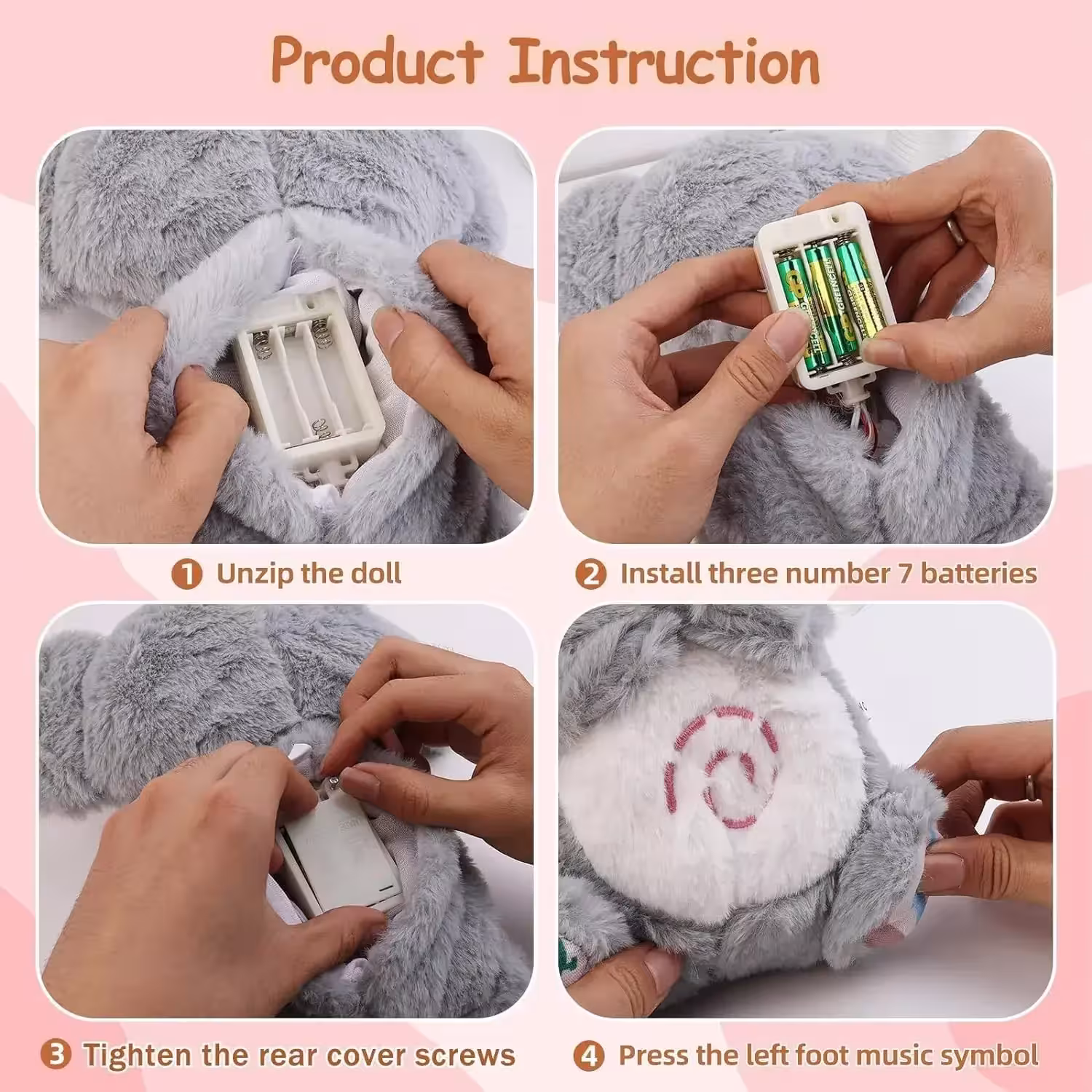 carboni di peluche per dormire