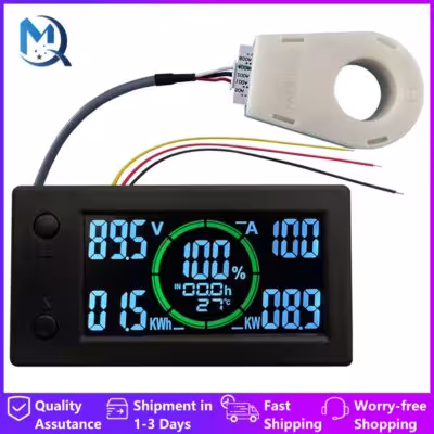 Monitor de batería Bluetooth 0-300V medidor de capacidad de voltímetro