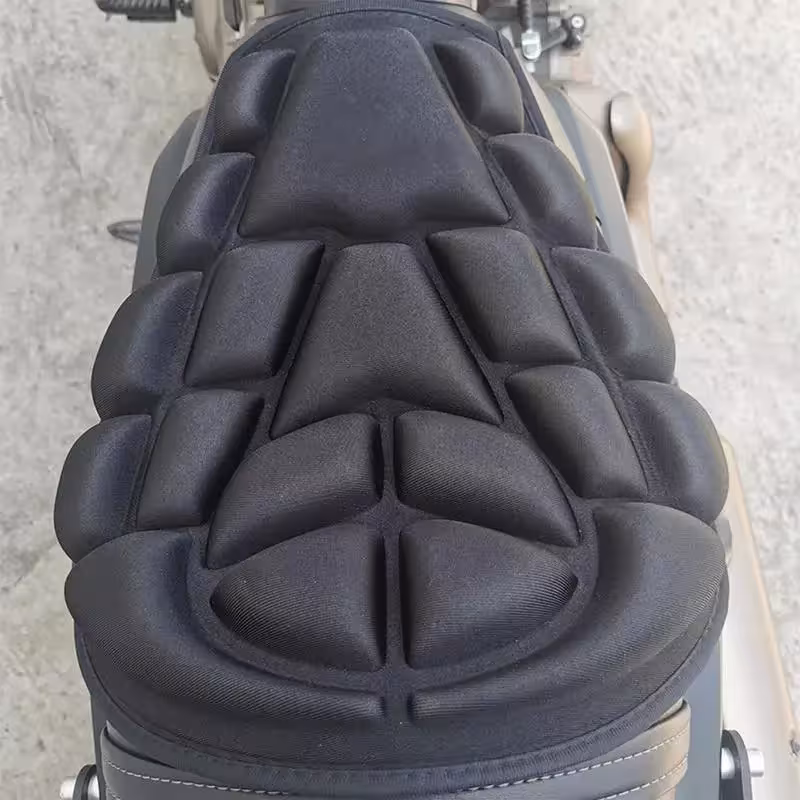3D Shock Absorption motocicleta Asientos Terminar con 20 Air Shock