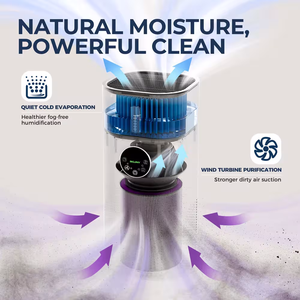 purificador de aire con humidificador