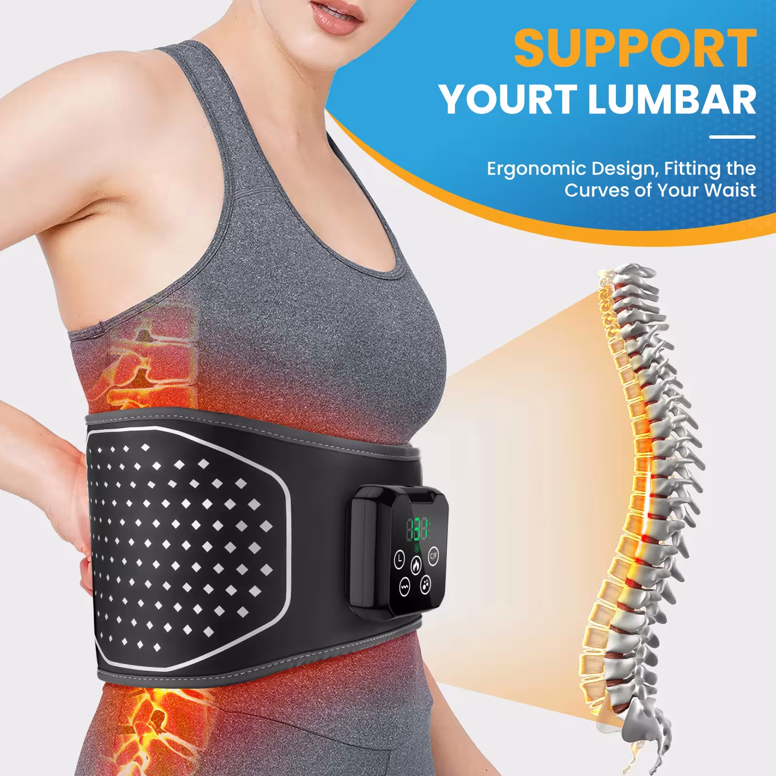 heating massage belt