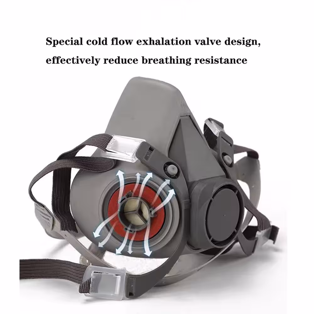 half-face respirator for fumes