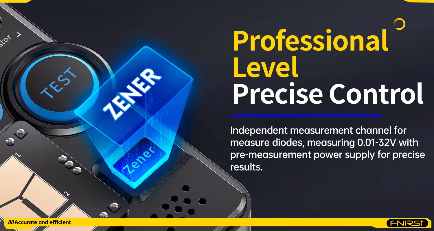 transistor tester with screen