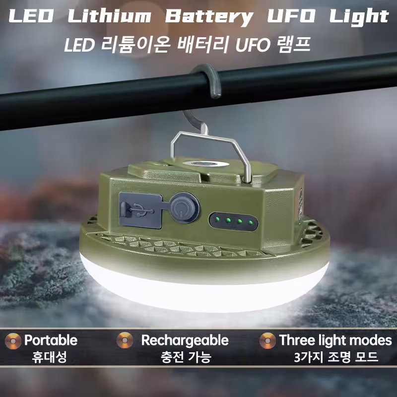 linterna LED portátil con imán
