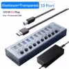 Transparent 10-Port