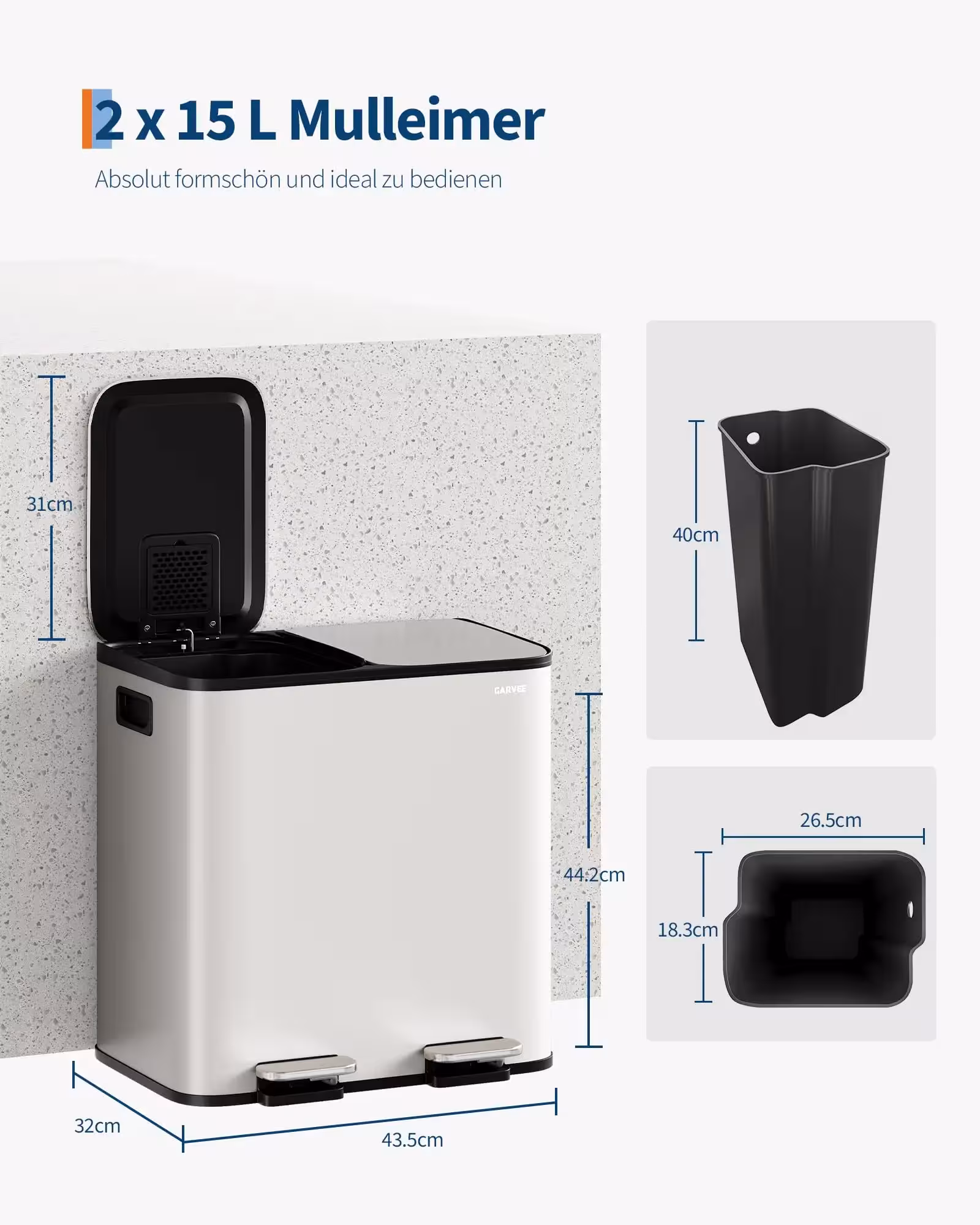 Caja para clasificación de residuos