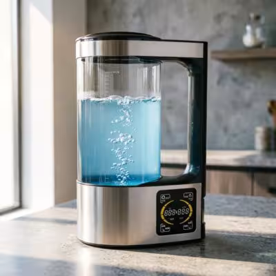 Botella de agua de electrolisis con iones negativos para agua alcalizada
