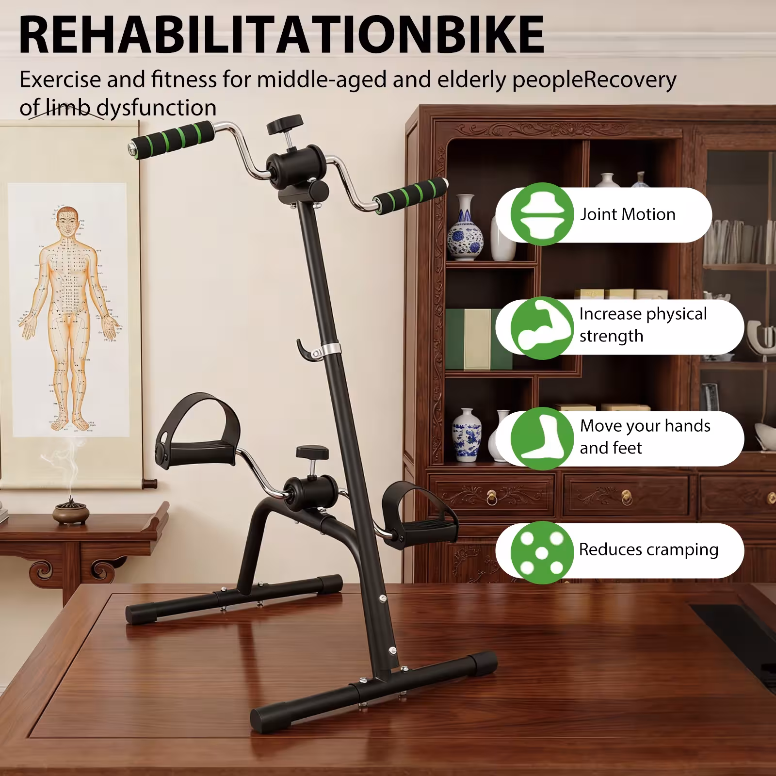 cyclette da palestra con seduta