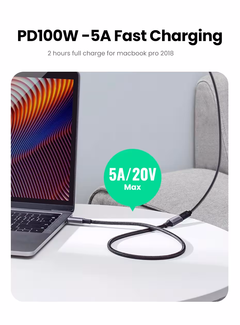 USB-C ilgintuvo kabelis