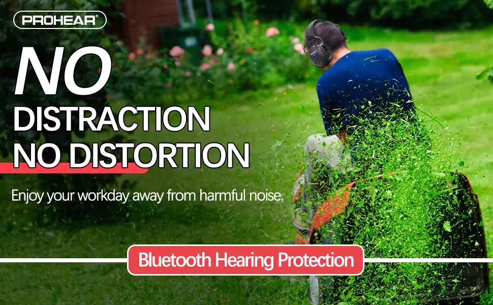 Bluetooth 5.0 ausinės su klausos apsauga