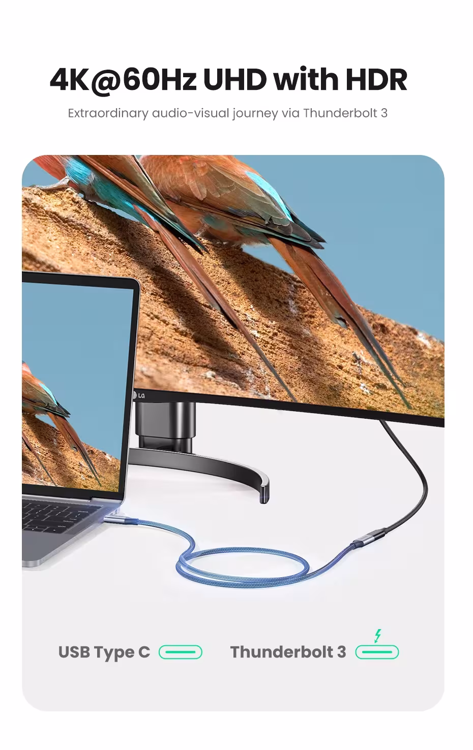 USB-C ilgintuvo kabelis