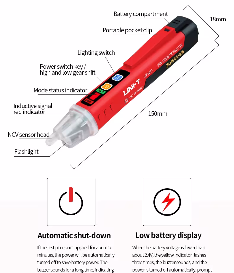 AC Voltage Detector Tester