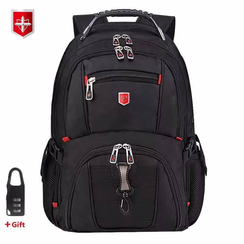 Wasserdichter Schweizer Herren-Rucksack für Laptops (15,6–17 Zoll) – ideal für Training und Reisen