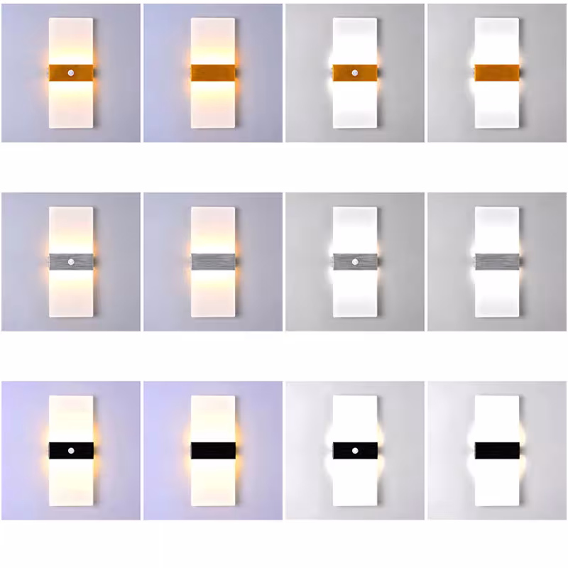 Lampada LED con sensore di movimento