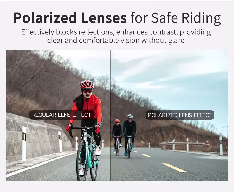 occhiali da ciclismo polarizzati