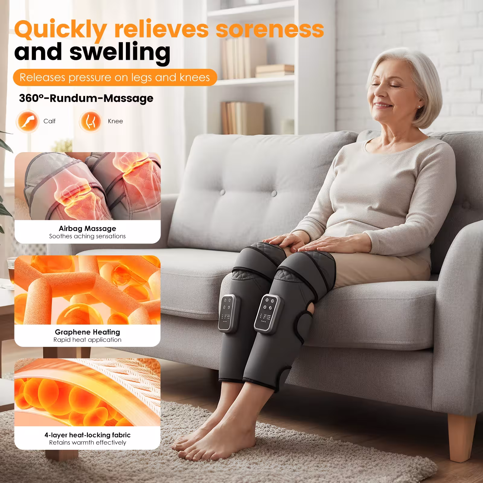 massageur pour les pieds avec chaleur