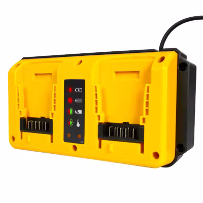 Cargador Dewalt 18V / 20V para baterías de litio DCB207 DCB206 DCB204 DCB203, dos puertos 90W