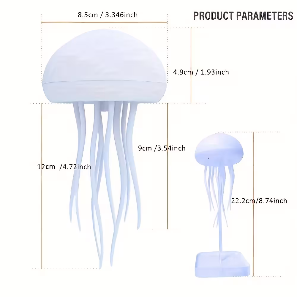 jellyfish-shaped night light