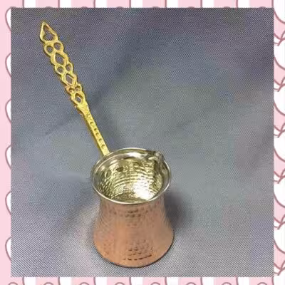 HHTL 2X Turk Turkish Coffee Pot Copper Coffee Maker Cezve Cafeteria Metal Handle