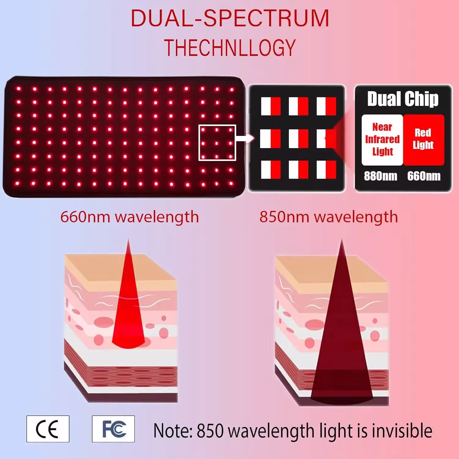 cinturón de terapia de luz roja