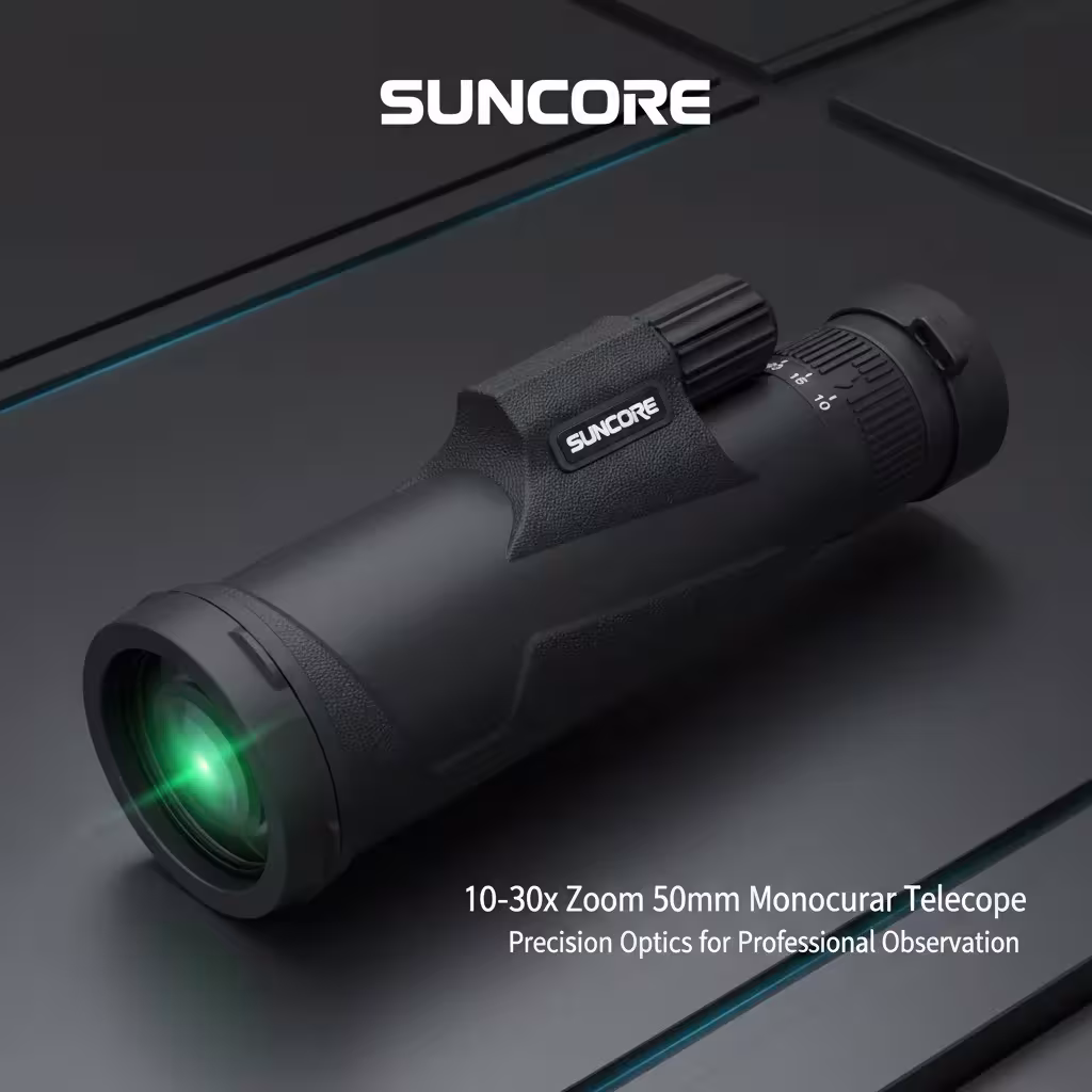 10-30×50 Zoom Monokuliaras su Didelės Raiškos Daugiasluoksniu Lęšiu, Žygiams ir Paukščių Stebėjimui