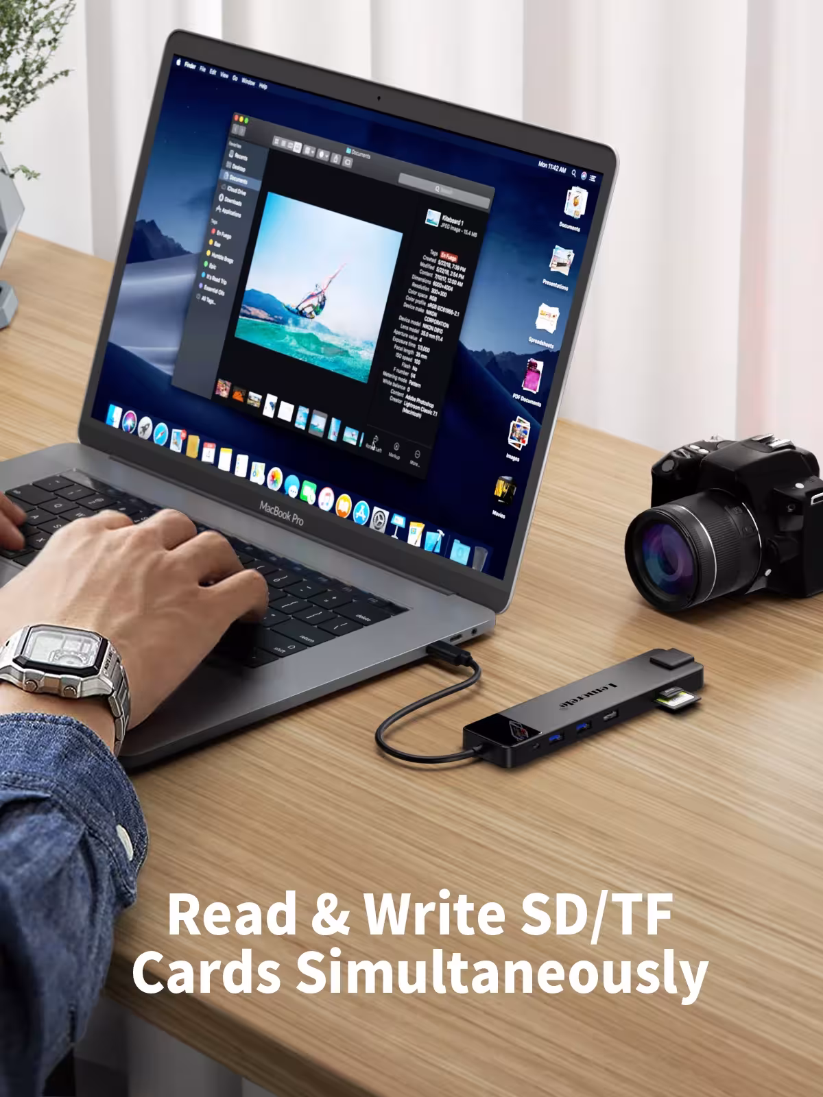 USB C dokavimo stotelė