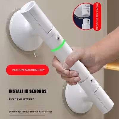 Barra de ducha antideslizante con succión, pasamanos seguro para la bañera, de 35 cm o 45 cm.