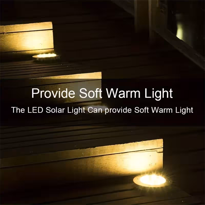 Solar lamp for outdoor pathways