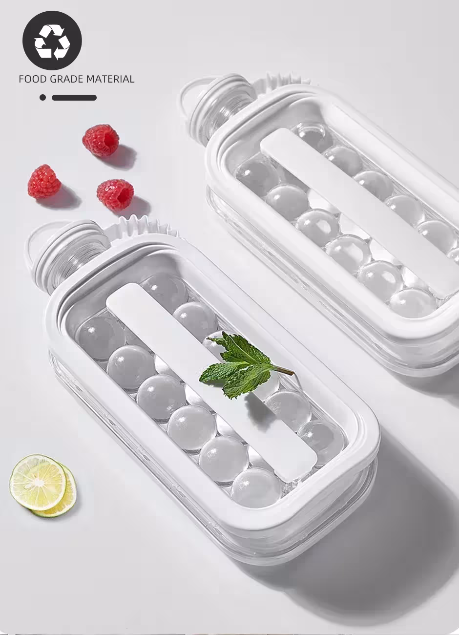 bottiglia pieghevole per la produzione di ghiaccio