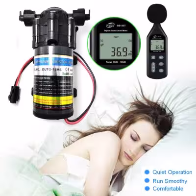 Hot Booster Silent 75 pompe d'extrémité 24V DC 70PSI haute pression auto-drive