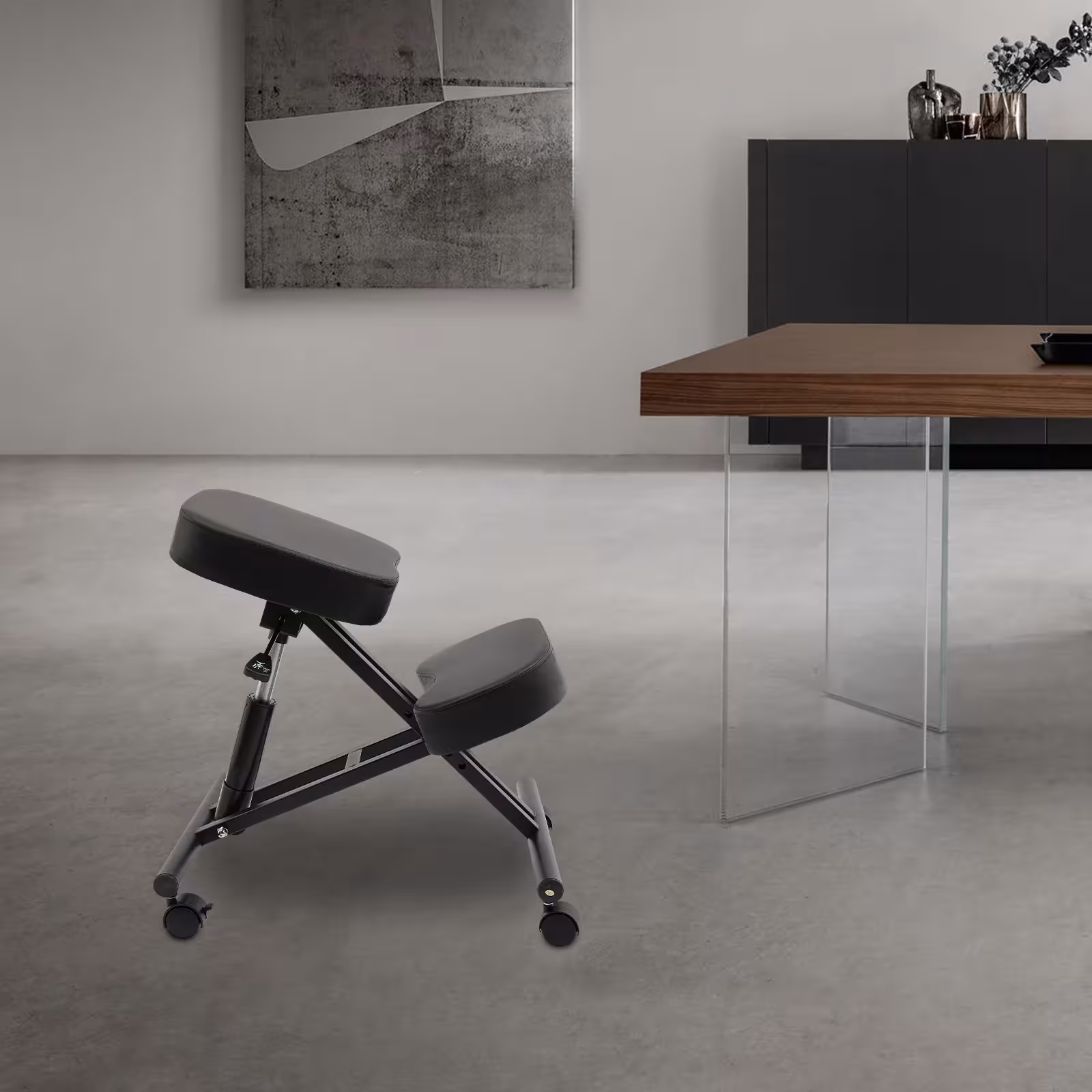sedia ergonomica per sedersi a gambe piegate