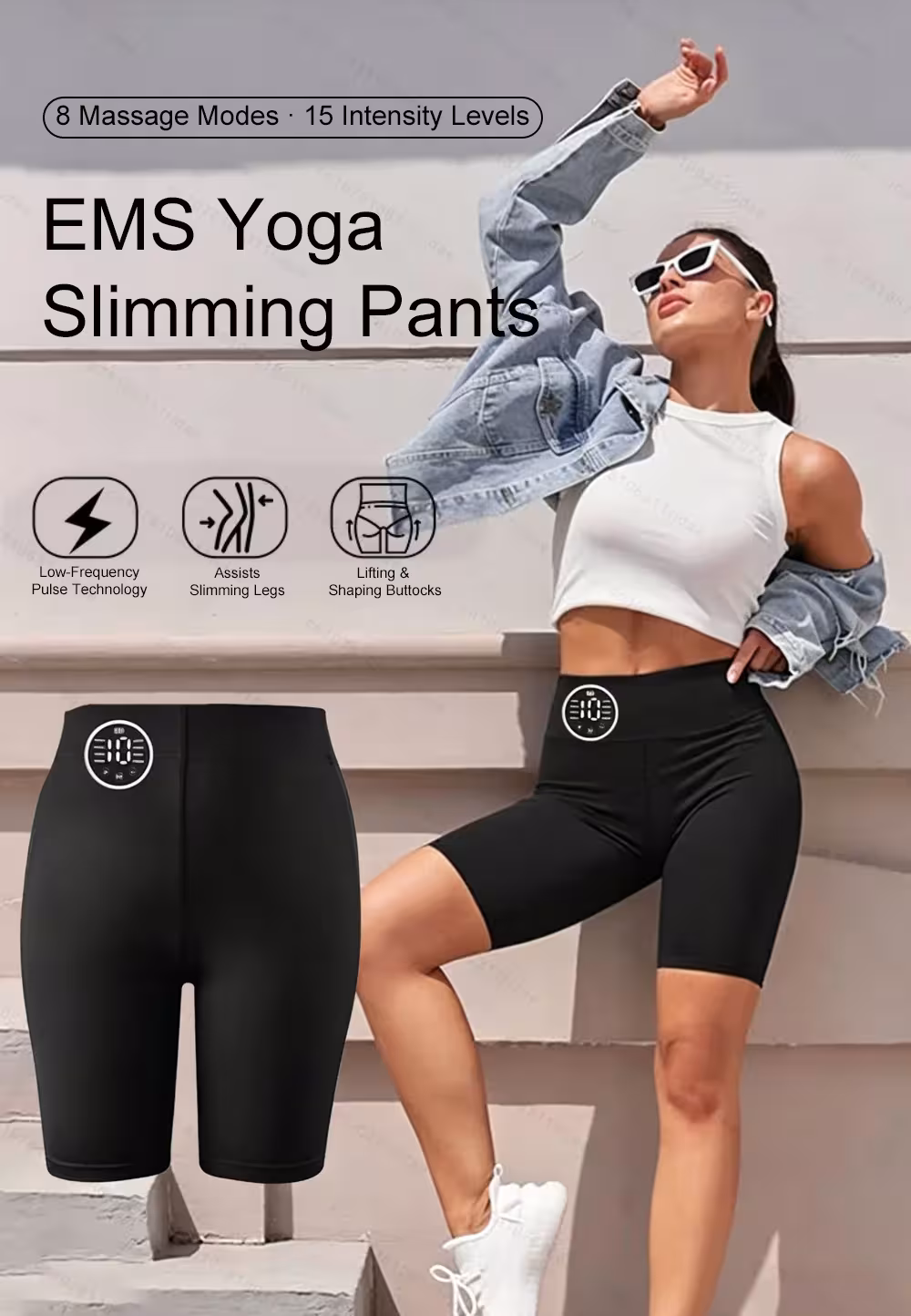 Short de yoga EMS pour clubs