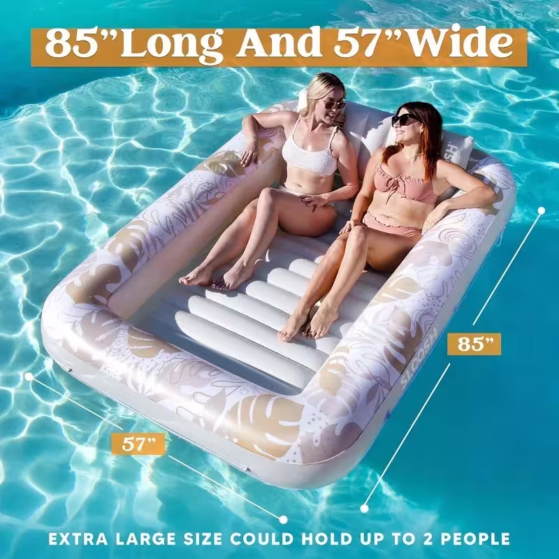 water floating fire lounger