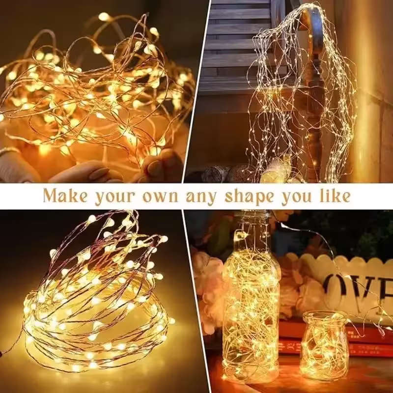 solar powered string lights