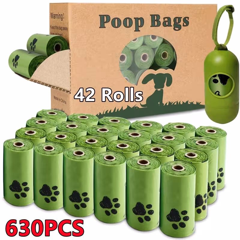 Sacchetti biodegradabili per escrementi di cani, profumati, resistenti e impermeabili, un regalo perfetto per i proprietari di animali domestici