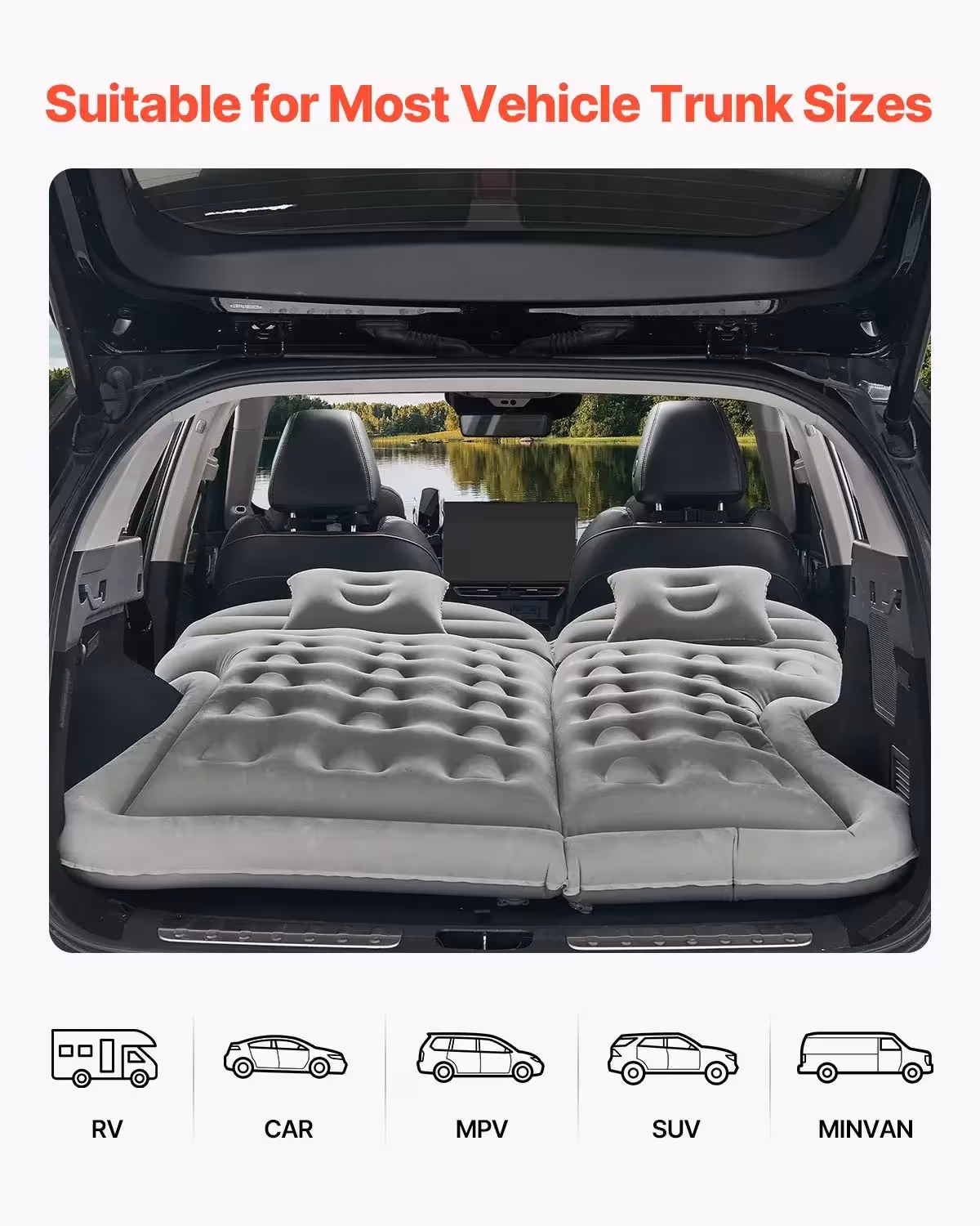 colchón inflable para automóvil