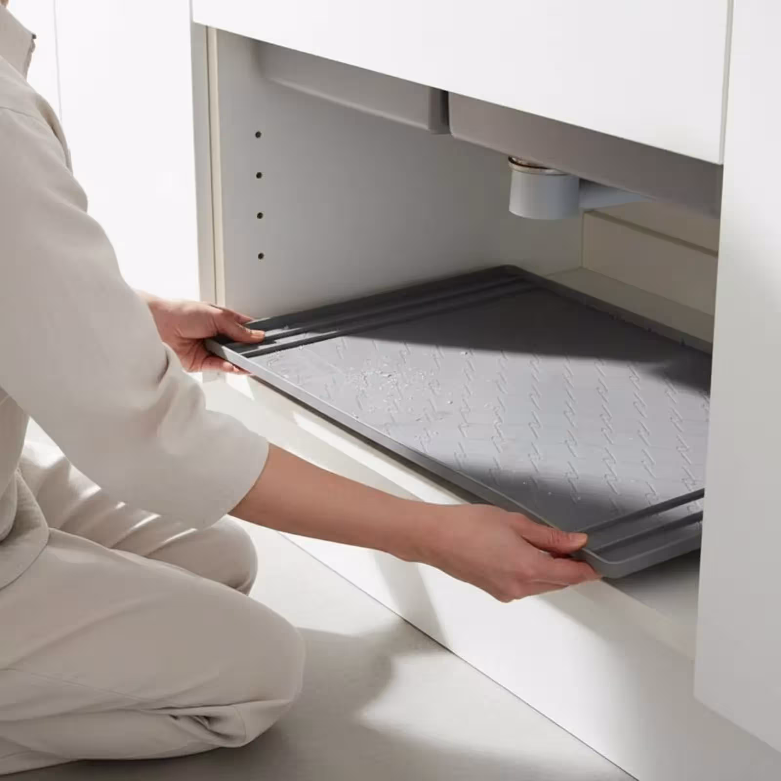 Tapis d'évier en silicone imperméable pour protéger les zones humides