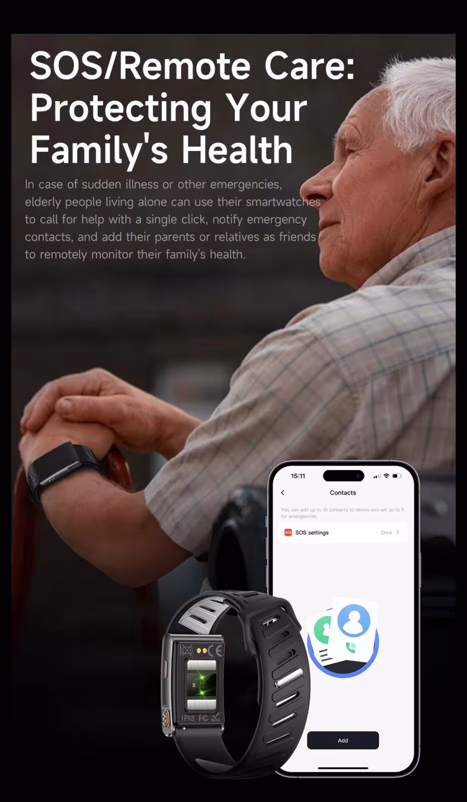 pulsera de seguimiento de la salud