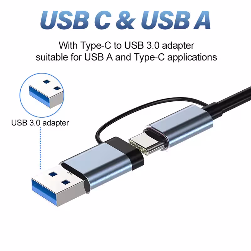 Adaptador USB 8 en 1