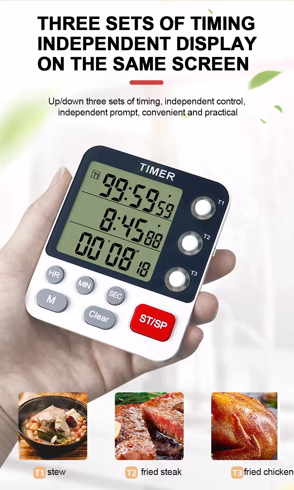 timer da cucina digitale