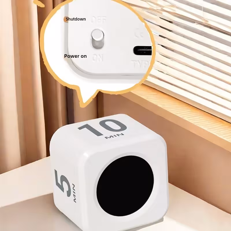 cubo con temporizador gravitacional