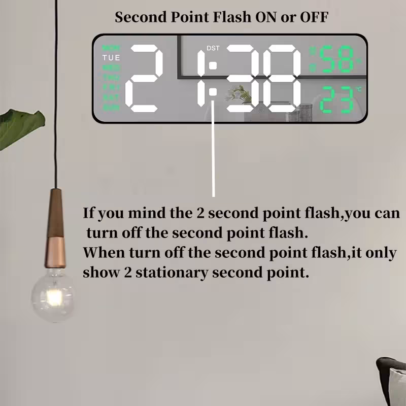 digital wall watch