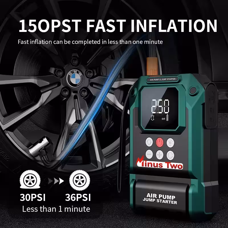 Autostarter mit Luftpumpe