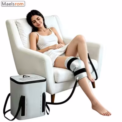 Apparecchio di terapia del freddo con compressione a ghiaccio per alleviare il dolore e il gonfiore al ginocchio, alla spalla, alla caviglia e dopo interventi chirurgici.
