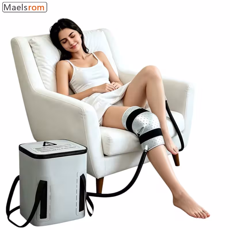 Apparecchio di terapia del freddo con compressione a ghiaccio per alleviare il dolore e il gonfiore al ginocchio, alla spalla, alla caviglia e dopo interventi chirurgici.